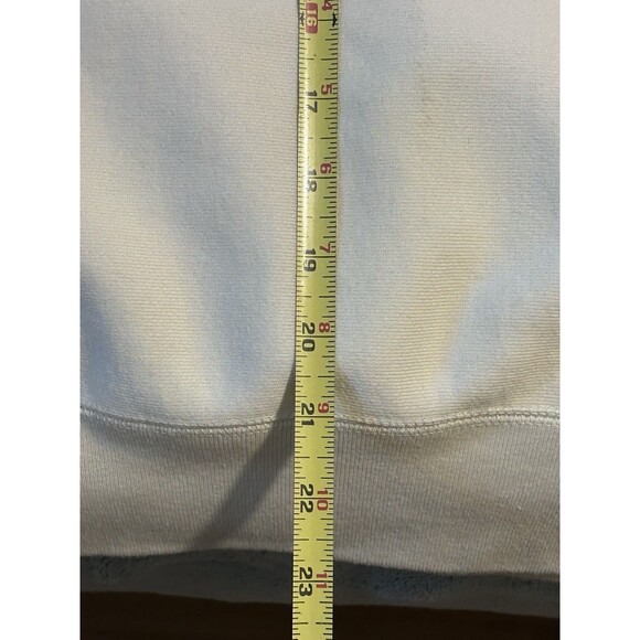 Yarrow Goods Men’s Crewneck Sweatshirt  Size XS  Cream Japanese Kanji Cat - Picture 6 of 6